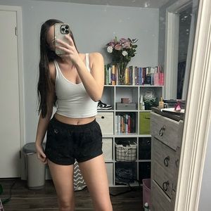 Ivory ella black lounge, shorts, size small